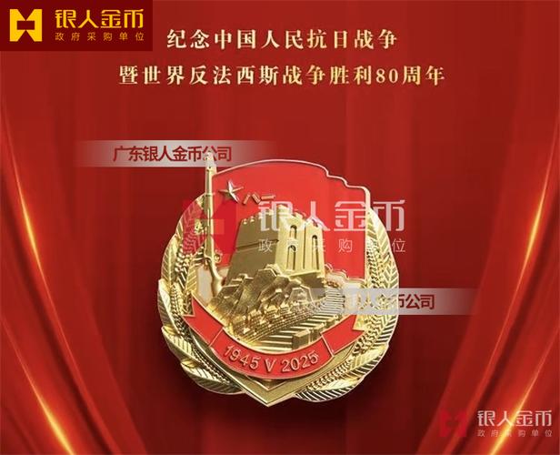 受阅部队军人佩戴徽章胸章勋章纪念徽章